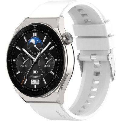 VSECHNONAMOBIL RUBBER Řemínek Huawei Watch GT 3 Pro 46mm bílý 64994 – Zboží Živě