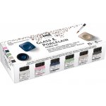 Kreul Chalky Sada barev na sklo a porcelán Chalky Set 6 x 20 ml – Sleviste.cz
