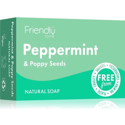 Friendly Soap přírodní mýdlo máta a mák 95 g