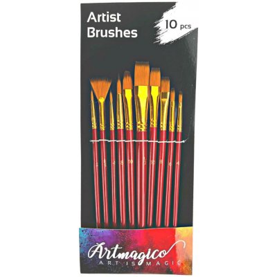 Artmagico nylonové štětce 10 kusů – Zboží Mobilmania