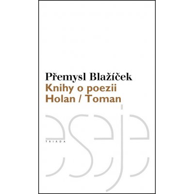Knihy o poezii - Jan Blažíček
