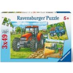 Ravensburger Zemědělské stroje 3 x 49 dílků – Hledejceny.cz