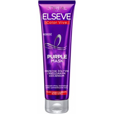 L'Oréal Color Vive Purple Mask maska na vlasy proti žlutým a měděným odstínům 150 ml