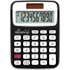 Kalkulátor, kalkulačka MediaRange s 10místným LC displejem, solárním a bateriovým provozem, černá/bílá MROS190