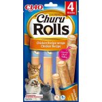 Churu Rolls Chicken wraps & Chicken cream 4 x 10 g – Zbozi.Blesk.cz