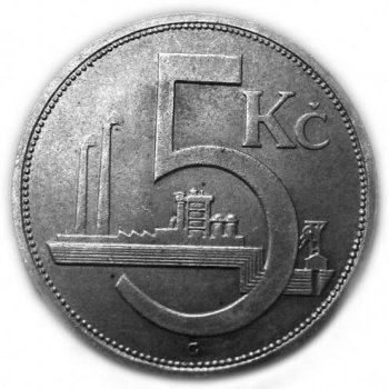 Mincovna Kremnica Stříbrná mince 5 Kč 1931 7 g