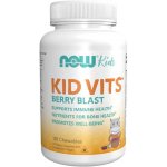 NOW Foods NOW Kid Vits Berry blast Multivitamín pro děti 120 žvýkacích pastilek – Hledejceny.cz