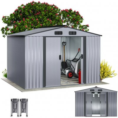 Gardebruk XXL 260x205x180cm šedý – Zboží Mobilmania