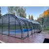 Zastřešení bazénu Agroflex TULIPAN XL zastřešení bazénu 7.91 x 5.38 x 2.43m