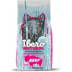 Ibero Natural Cold Pressed Adult Dog Medium & Maxi Beef 15 kg