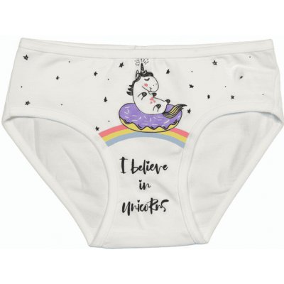 Dívčí spodní kalhotky s jednorožcem bílá – Zboží Dáma