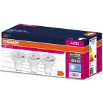 Osram 3x LED žárovka GU10 6,9W = 50W 575lm 4000K Neutrální bílá 120° – Hledejceny.cz