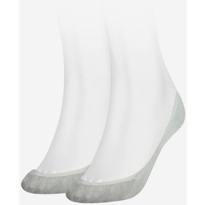 Tommy Hilfiger Sada dvou párů dámských ponožek světle šedých