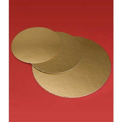 Papírová podložka na dort zlatý 32cm Modecor