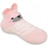 Dětská ponožkobota Befado botičky 002P014 růžová proužek