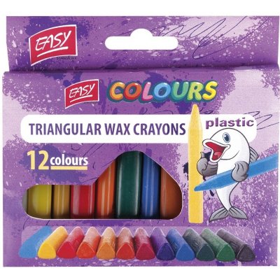 PLASTISSIMO Voskovky tojhranné plastic mix 12 barev – Hledejceny.cz