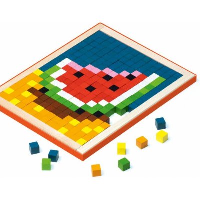 CUBIKA 14927 Pixel VI sladkosti dřevěná mozaika – Zboží Živě