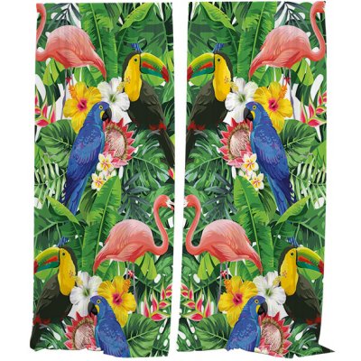 IMPAR Závěsy Tropical (Rozměr : 140x250, Materiál: Interlock) – Hledejceny.cz