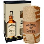 Jack Daniel's Honey 35% 0,7 l (dárkové balení ručník) – Zboží Dáma