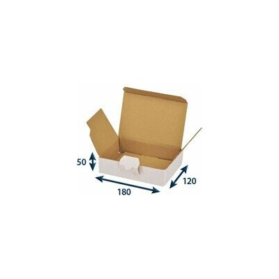 Europapier Poštovní krabice 180 × 120 × 50 mm 20 ks bílá – Zboží Živě