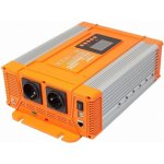 Carspa PX1200-12 12V/230V+USB 1200W čistá sinusovka