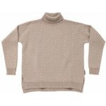 Devold Sorisen Wool Sweater Women 684B STONE OFFWHITE hnědá – Hledejceny.cz
