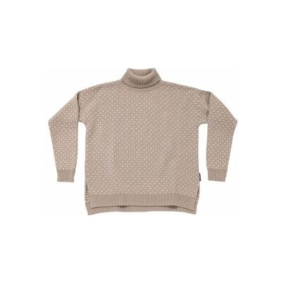 Devold Sorisen Wool Sweater Women 684B STONE OFFWHITE hnědá – Hledejceny.cz