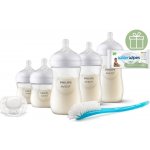 Avent novorozenecká startovací sada Natural Response s ventil AirFree transparentní – Zboží Dáma