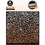 Studio Light Šablona Grunge", 15x15 cm Noty – Zboží Dáma