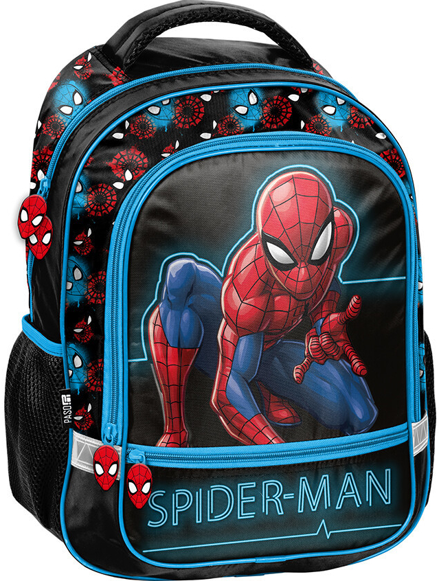 Paso školní batoh Spiderman ergonomický černá 41 cm