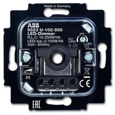 ABB Impuls stmívač LED otočný 6512-0-0335 (6523 U-102-500) 2CKA006512A0335 – Hledejceny.cz