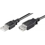 Goobay 68625 USB 2.0 USB A zásuvka, USB A vidlice, 0,6m, černý – Zboží Mobilmania