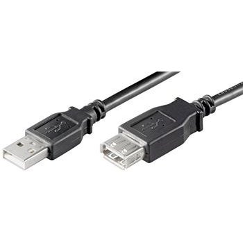 Goobay 68625 USB 2.0 USB A zásuvka, USB A vidlice, 0,6m, černý