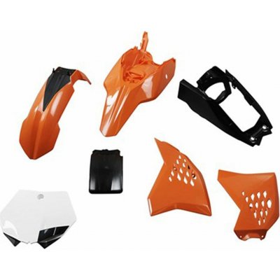 POLISPORT kompletní sada plastů KTM SX 65 12-15 sada obsahuje kryt zadního tlumiče (8905600001) barva oranžová černá OEM | Zboží Auto