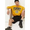 Pánská mikina Tommy Jeans žlutá s aplikací
