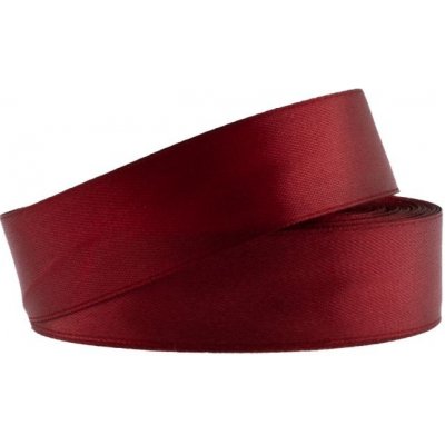 Stuha saténová 25mm/32m burgundy (bordó) – Zboží Mobilmania