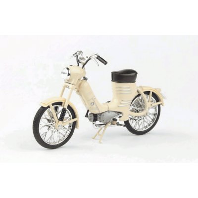 Abrex JAWA 50 PIONÝR PAŘEZ 1955 Slonová Kost 1:18 – Zboží Mobilmania