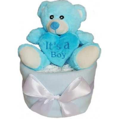 Brumlík plenkový dort It´s a boy – Zboží Dáma
