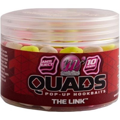 Mainline Plovoucí Boilies Pop up Quads Link 150ml 10mm