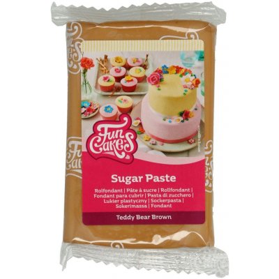 Fun Cakes HmotaCakes 250 g Teddy Bear Brown – Zboží Dáma