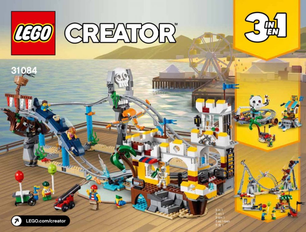 LEGO® Creator 31084 Pirátská horská dráha | Srovnanicen.cz
