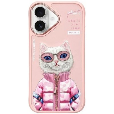 NIMMY pouzdro COOL&CUTE 2.0 Cat pro iPhone 16 růžové – Zboží Živě