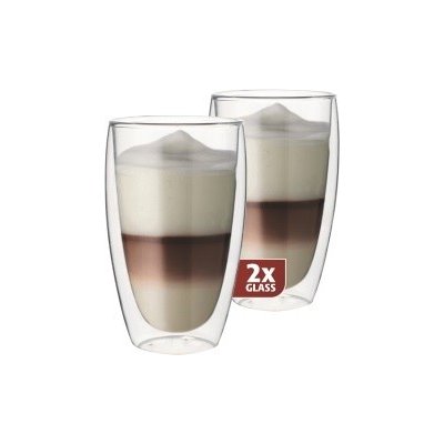 Maxxo termo skleničky Cafe Latte 2 x 380 ml – Zboží Mobilmania