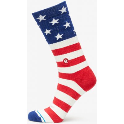 Stance The Fourth ST Crew Socks Red/ White/ Blue