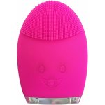 Palsar7 Kulatý elektrický masážní kartáček na čištění pleti, tmavě růžový – Zboží Mobilmania