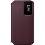 Samsung Clear View Cover Galaxy S22 Burgundy EF-ZS901CEEGEE – Zboží Mobilmania