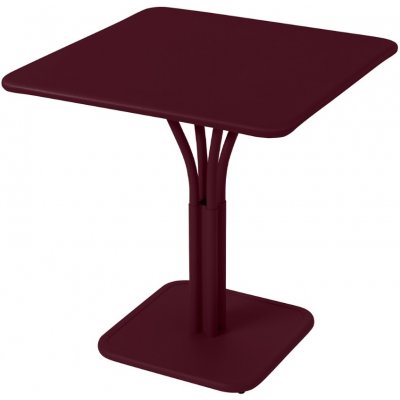 Fermob Luxembourg Pedestal 71 x 71 cm kovový stůl Třešňově červený – Hledejceny.cz