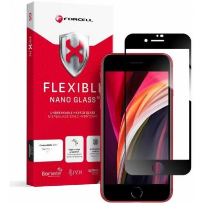 Forcell Flexible Nano Glass pro Apple iPhone 7 / 8 / SE 2020 / SE 2022 na celý displej s aplikátorem 5903396158001