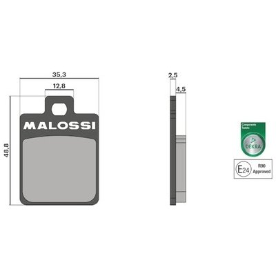 Malossi Brzdové destičky 0300 Malossi -- Sport 6215006BB | Zboží Auto