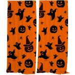 IMPAR Závěsy Halloweenský vzor 2 (Rozměr : 140x250, Materiál: Interlock) – Hledejceny.cz